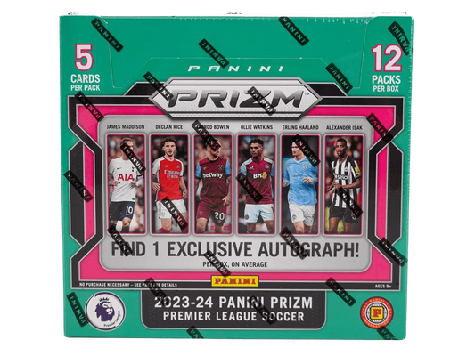 2023/24 Prizm Premier League Football (Soccer) - International Hobby Box (12 Packs)